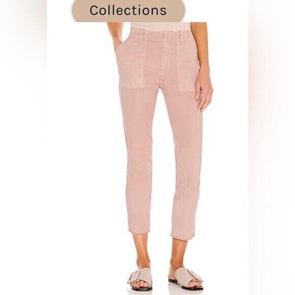 Nili Lotan NWOT Women Jenna Cotton Blend Pants Dusty Pink Size 0 - Picture 6 of 7